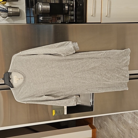 💕THE GREAT💕 The Sweatshirt Dress ~ Light Heather Grey Size 1 Small NWT - Picture 5 of 13